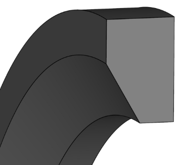 Picture of Flange seal PR 11,6x16,5x1,5x0 EPDM80 127500