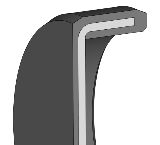 Picture of End cap VER 100x10 NBR 124200