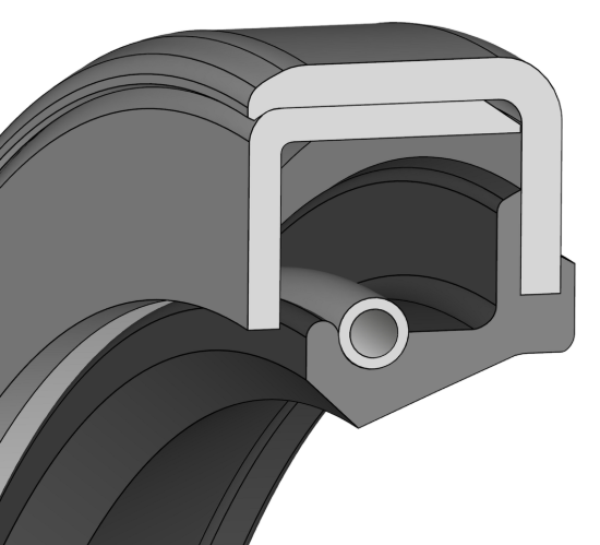 Picture of Radial shaft seal WC 100x120x10 NBR70 116740