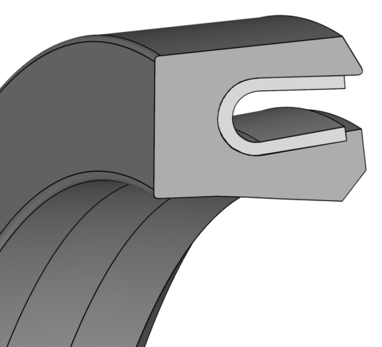 Picture of Hydraulic rod seal MA43 10x14,5x3,6 PTFE 122304