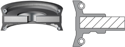 100x12x35 HPS K17 NBR/METAL